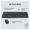 "Logitech MK370 Advanced Wireless Combo Black QWERTZ DE"