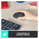 "Logitech MK295 Silent Wireless Combo Graphite QWERTY US"