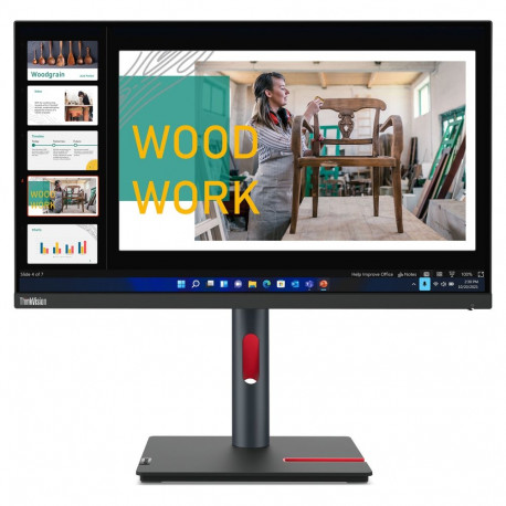 "60,5cm/23,8"" (2560x1440) Lenovo ThinkVision P24q-30 16:9 QHD IPS 60Hz 4ms HDMI DP USB Vesa Black"