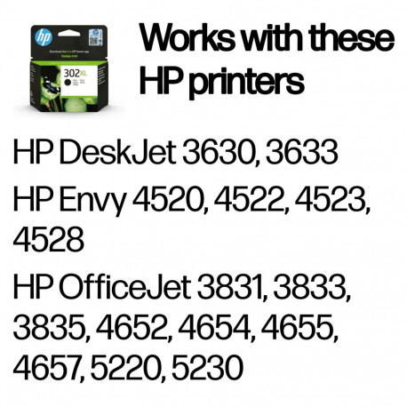 "HP Tinte 302 XL F6U68AE Schwarz"