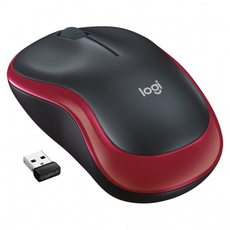 "Logitech M185 Wireless red"
