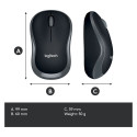 "Logitech M185 Wireless grey"