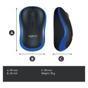 "Logitech M185 Wireless blue"