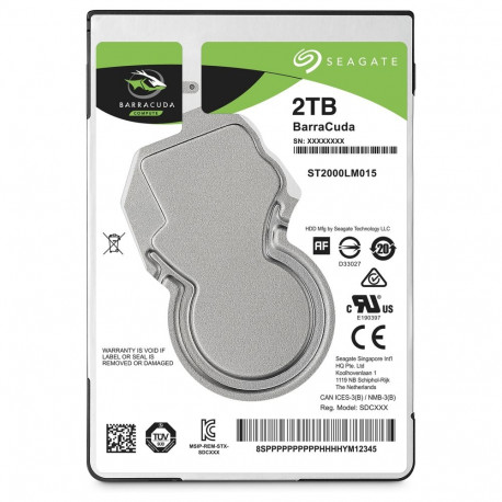 Seagate kõvaketas Barracuda ST2000LM015 2TB 5400RPM toomisgarantii