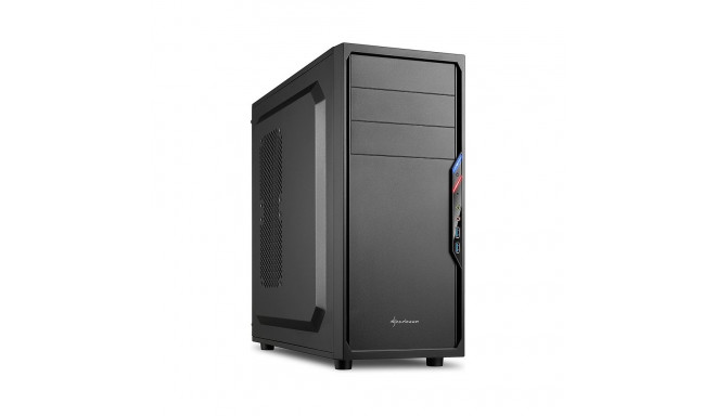 Sharkoon midikorpus VS4-V USB3.0, must