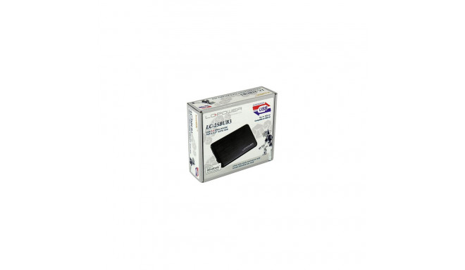 "6cm SATA USB3 LC-Power Alu black"