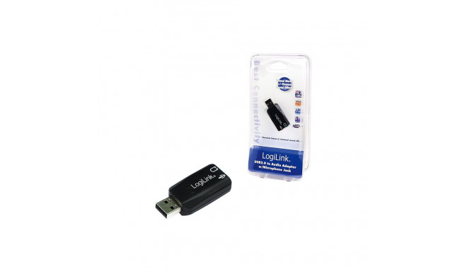 "LogiLink USB 2.0 Soundkarte mit Virtual 3D Soundeffekt"