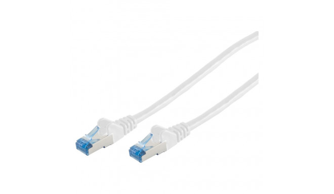 "Patchkabel CAT6a RJ45 S/FTP PiMF 0,25m Weiß"