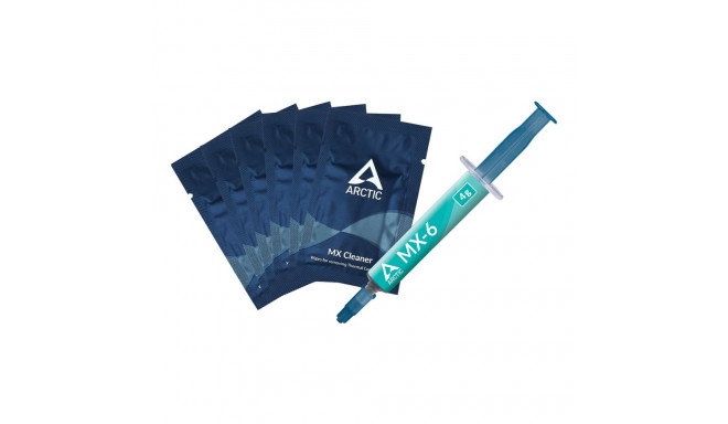 "K Arctic MX-6 - Wärmeleitpaste - 4 g - Grau + 6x Cleaner"