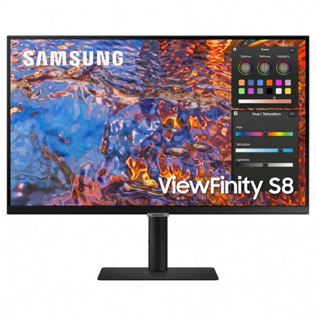 "68,6cm/27'' (3840x2160) Samsung S27B800PXP 16:9 5ms IPS HDMI DisplayPort USB-C VESA Pivot 4K Black"