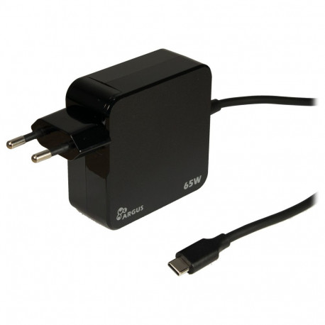 "Charger USB-C 65W Black INTER-TECH PD-2065"