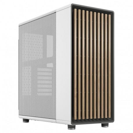 "Midi Fractal Design North Chalk White Window Mesh"