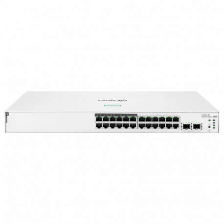"24+2P HP Enterprise Aruba Instant On 1830 24G Switch M RM PoE+"