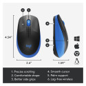 "Logitech M190 optisch wireless Blue"