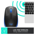 "Logitech M190 optisch wireless Blue"
