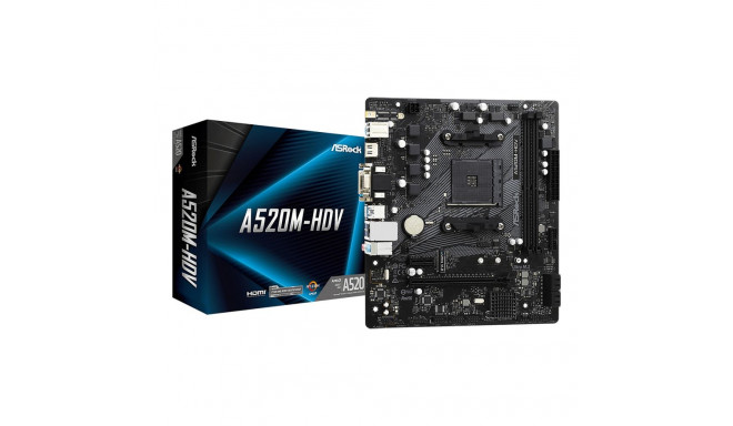 "AM4 ASRock A520M-HDV mATX"