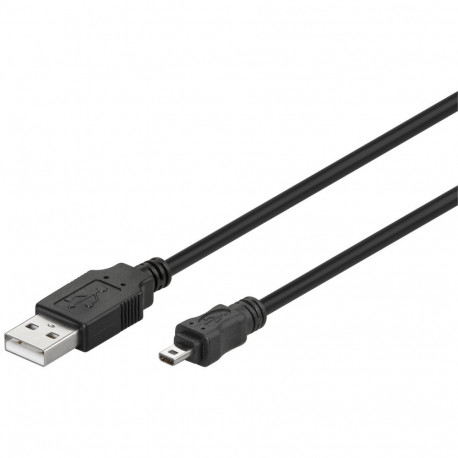 USB 2.0 kaabel A - mini 8 pin (kaameratele) 1.8m, must