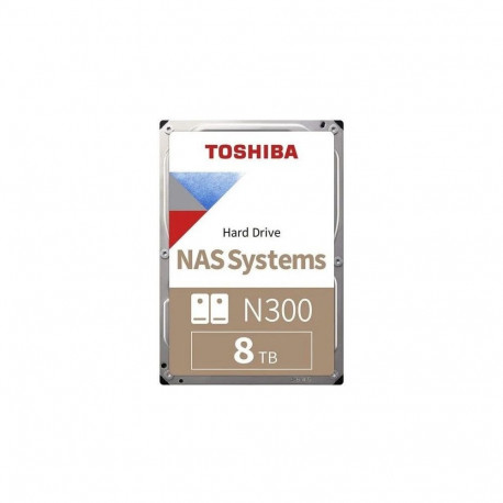 Toshiba HDD NAS N300 3.5" 8TB / 7.2k / SATA / 512MB / Reliability: 24x7, 180TB per year, 1.2M hours 