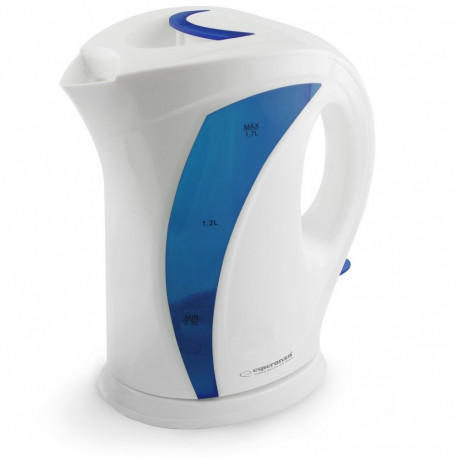 Esperanza EKK018B Electric kettle 1.7 L, White / Blue