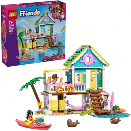 LEGO 42699 Friends Beach House with Seals, Construction Toy