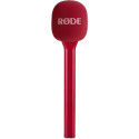 Rode Microphones Interview GO, microphone red, adapter