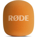 Rode Microphones Interview GO, microphone orange, adapter