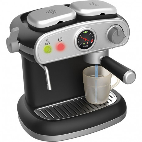 Espresso Kaffeemaschine (schwarz/silber)