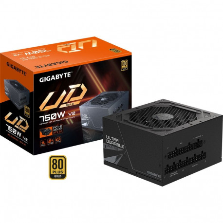 GP-UD750GM PG5 V2 750W (schwarz, 1x 12-Pin High Power GPU, 4x PCIe, Kabel-Management, 750 Watt)