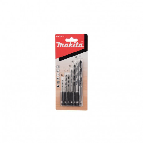 puidupuuride komplekt D-62371 1/4" 7-osaline, 2-8mm