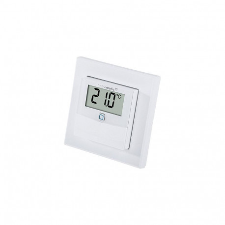 Smart Home Temperatur & Luftfeuchtigkeitssensor mit Display (HmIP-STHD) (weiß)