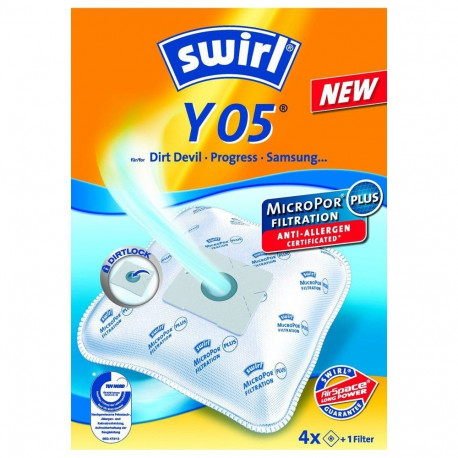 tolmuimejakotid Y05 EcoPor 4 kotti, 1 väljalaskefilter