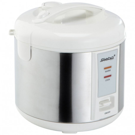 Reiskocher RK 2 (edelstahl/weiß, 700 Watt, 3,5 Liter)