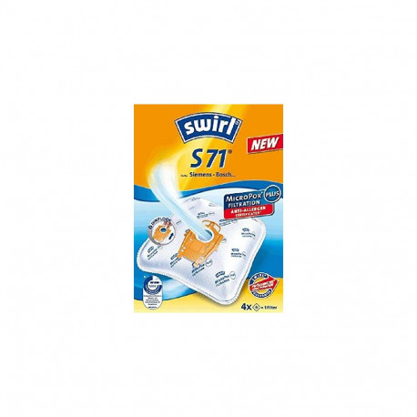 tolmuimejakotid S71 EcoPor 4 tk, 1 väljalaskefilter