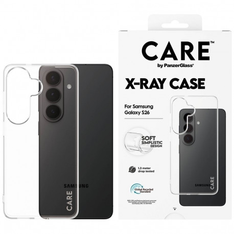 CARE by PanzerGlass X-Ray Case for Samsung Galaxy S26 - Transparent