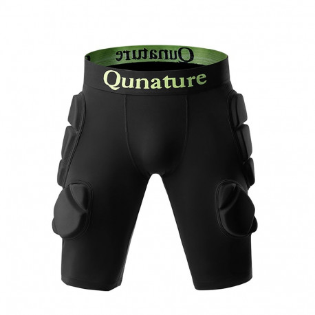 Qunature Ski Hip Protectors - Advanced L Skis, Snowboard, Skates - Black
