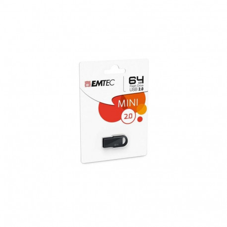 Emtec D250 Mini USB flash drive 64 GB USB Type-A 2.0 Black