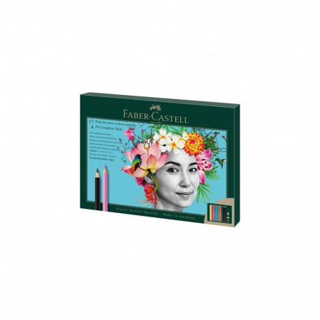 Faber-Castell Polychromos &amp; Pitt Graphite Matt Set Multicolour 21 pc(s)
