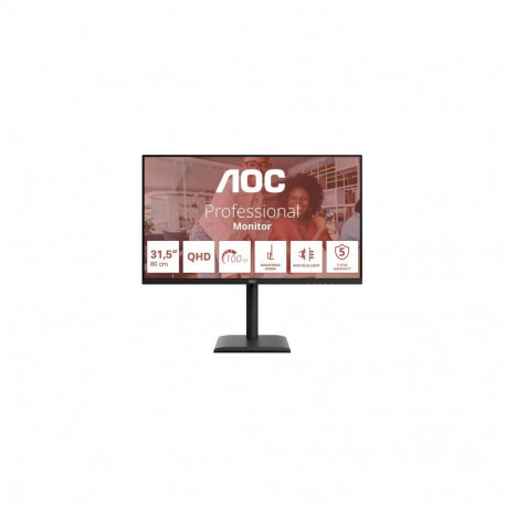 AOC E4 Q32E4U computer monitor 80 cm (31.5") 2560 x 1440 pixels Quad HD LED Black
