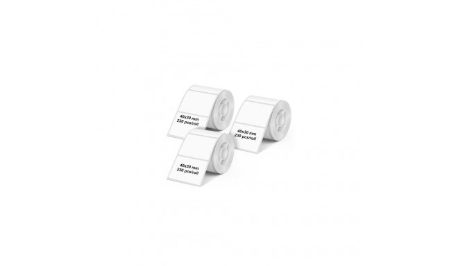 Olympia 6321 printer label White Self-adhesive printer label