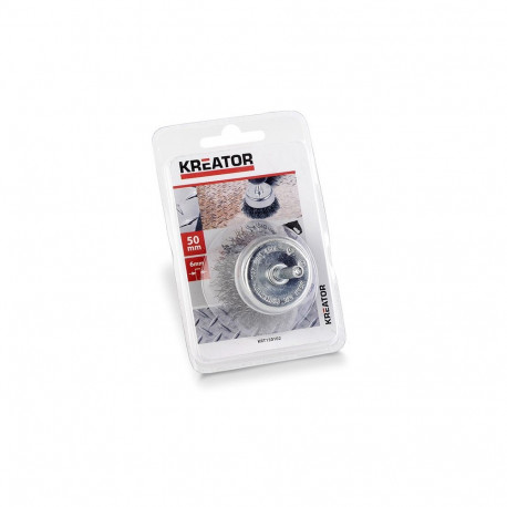 Koonushari 50mm, terasharjastega KRT150102 KREATOR