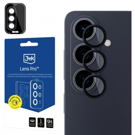 Kaamera kaitseklaas 3MK Galaxy S26+ Lens Pro, rõngad, must