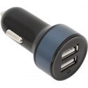 Omega car power adapter 2×USB 2100mA, dark blue (42029)