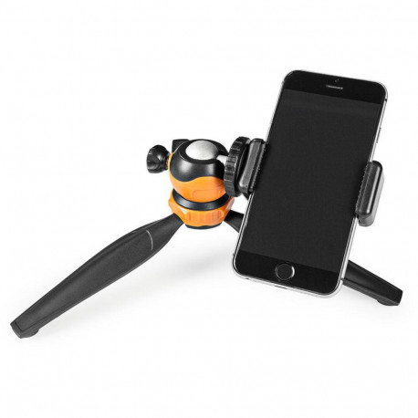 Statiiv Nedis Tripod, must/oranž