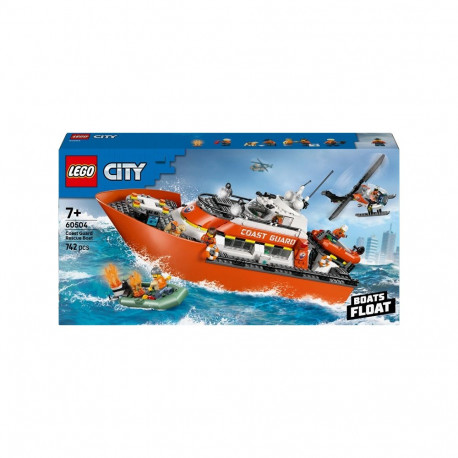 CONSTR LEGO COAST GUARD BOAT&HELICO60504