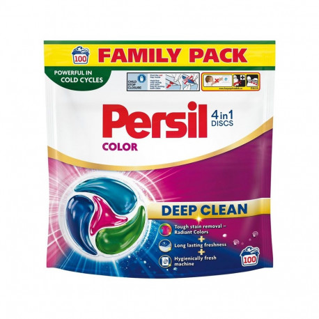 LAUNDRY CAPS PERSIL DISCS COLOR 100PCS