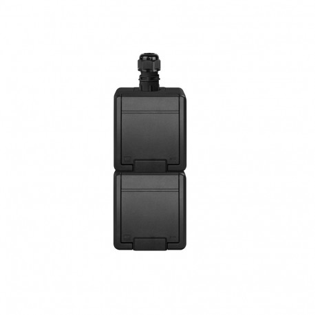 SOCKET 5054-67 2PLACE IP65 Aquant must