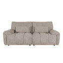 Diivan BARBARA 2,5-kohaline 210x100xH89cm, helepruun