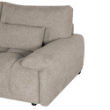 Diivan BARBARA 2,5-kohaline 210x100xH89cm, helepruun