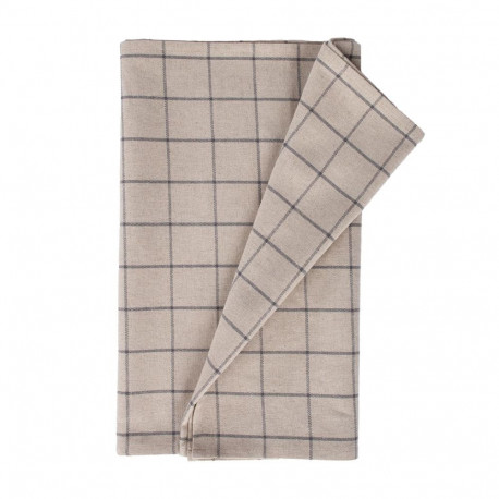 Laudlina LINEN 136x136cm, linane ruut, 100% linane, kangas 939