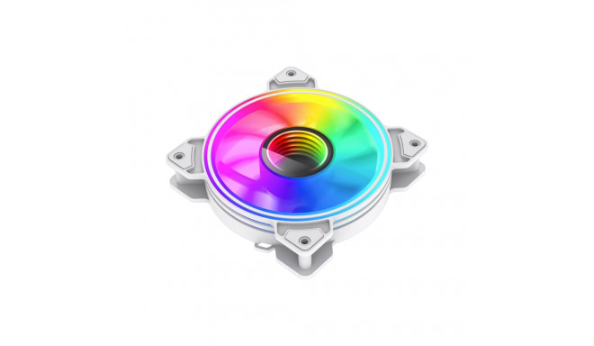 Gamemax Case Fan | DUAL RING INFINITY WH | White